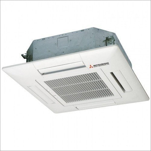 White Non- Inverter Series  3 Tr Mitsubishi Ceiling Cassette Ac