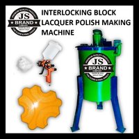 Interlocking Block Lacquer Polish Making Machine