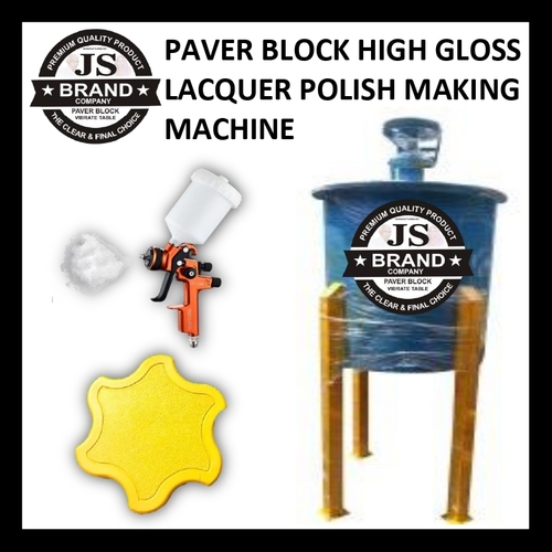 Paver Block High Gloss Lacquer Polish Making Machine
