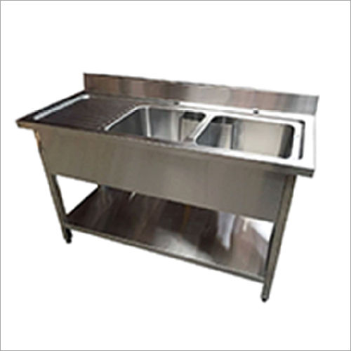 Double Bowl Sink Undershelf