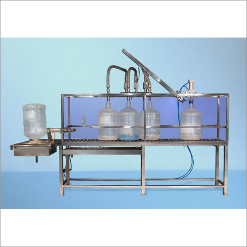 Semi Auto Jar Rinsing Filling Capping Machine