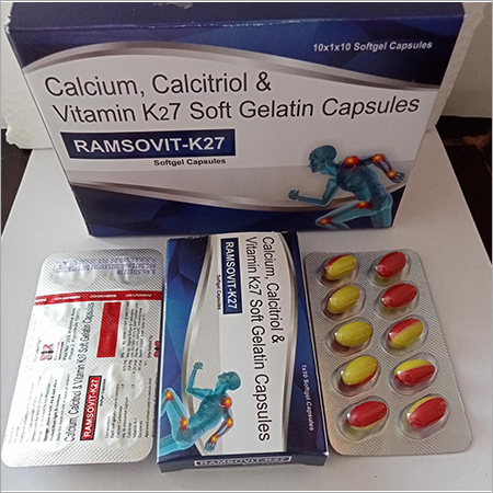 Calcium, Calcitriol & Vitamin K27 Soft Gelatin Capsules