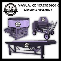 Manual Concrete Block Making Machine