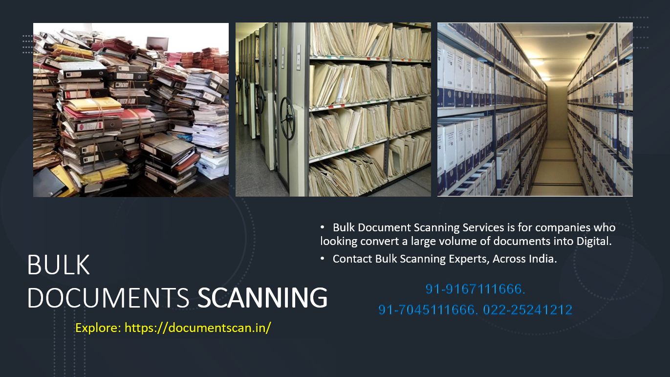 Document Scanning in Mumbai at Best Price