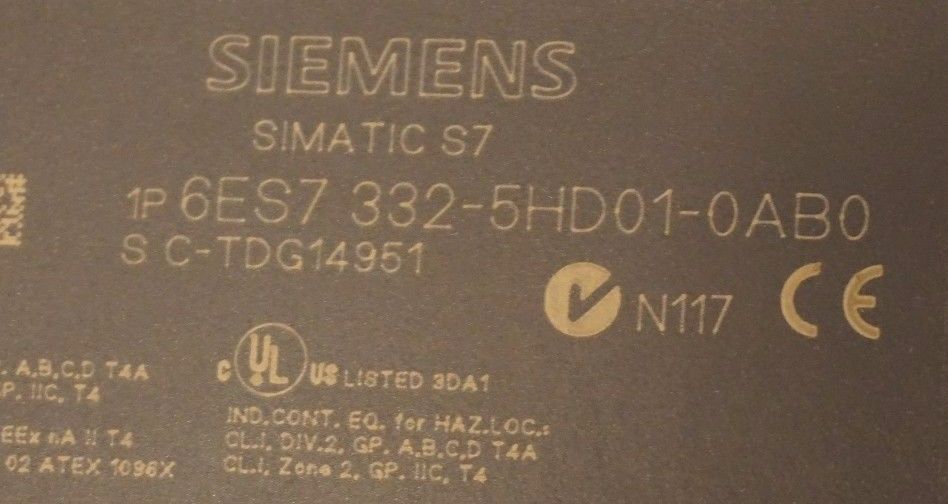 SIEMENS SIMATIC S7 6ES7 332-5HD01-0AB0