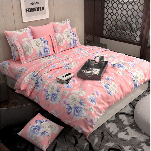 Multicolor Flower Print Bed Sheet