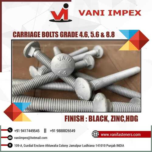 Galvanised Carriage Bolt