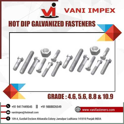 Hot Dip Galvanized Fasteners For Solar Power Plants