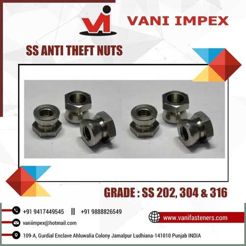 Anti Theft Nuts