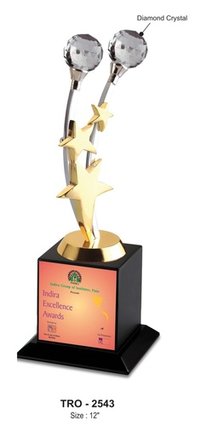 Star Trophy With Diamond Crystal