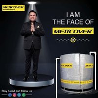 Silver Mettcover For Overhead Pvc Water Tank