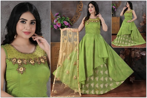 Modern Pure Cotton Party Wear Dress