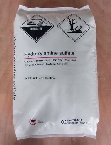 Hydroxyl Amine Sulfate Cas No: 10039-54-0