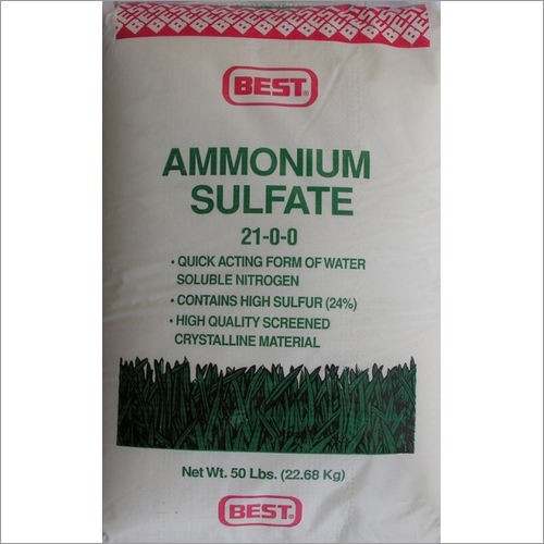 Ammonium Sulphate Cas No: 7783-20-2