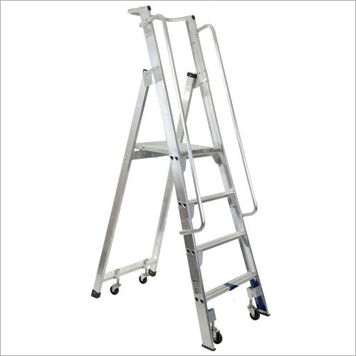Eco-Friendly Industrial Aluminium Platform Ladder