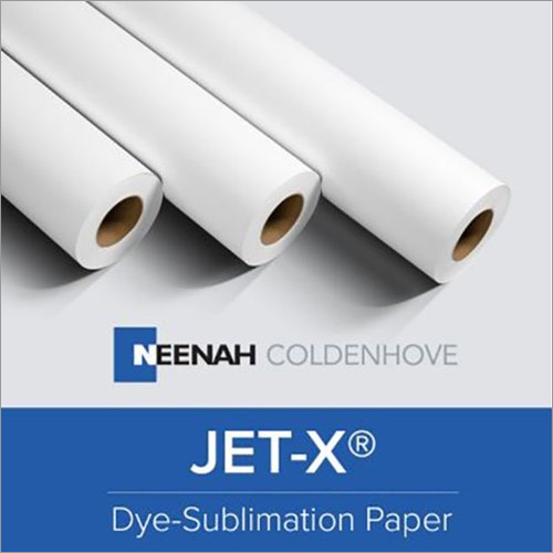 White 46 Inch 57 Gsm Die Sublimation Paper Jetcol Roll