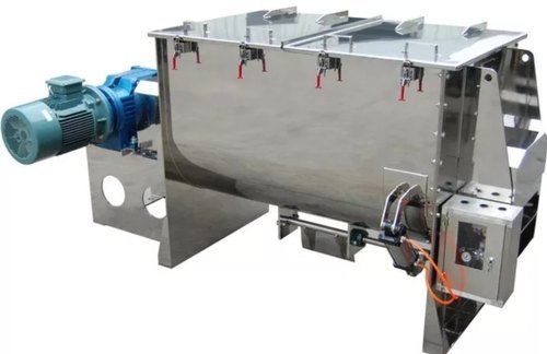 Ribbon Mixer Blender - Double Helical Ribbon Agitator, U-Shaped Horizontal Trough Design, Efficient Counter-Current Mixing for Homogeneous Blending