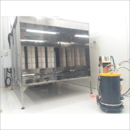 Stainless Steel Ss Powder Coating Booth