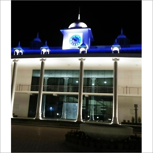 Round Gps College Tower Clock