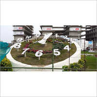 15 Feet Garden Clock