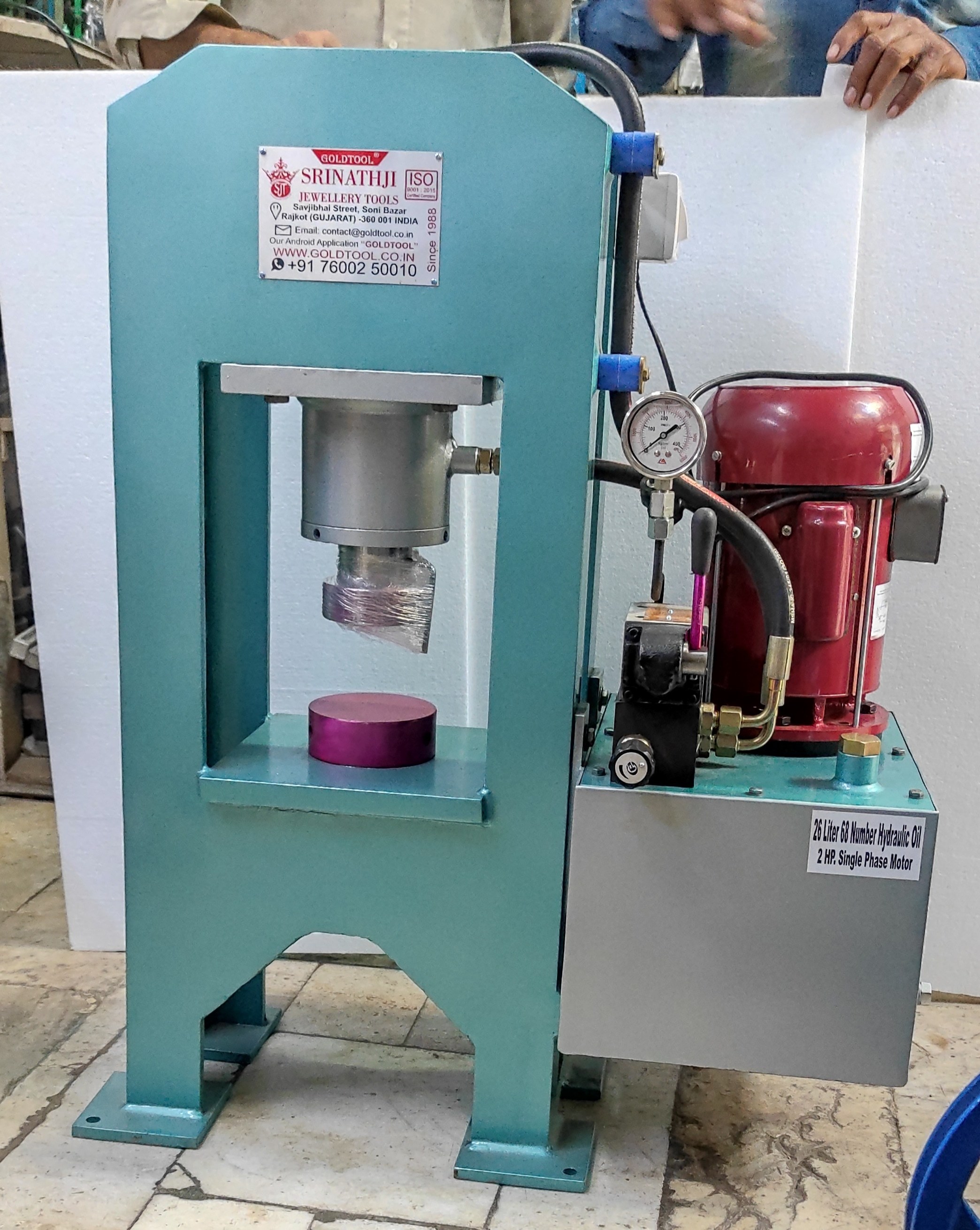 hydraulic coin pressing machine Gold Tool Hydraulic Press