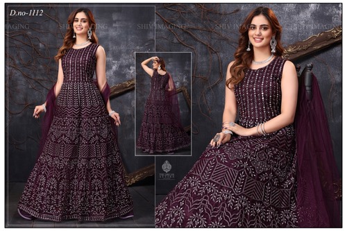 Embroidered Designer Girls Gowns
