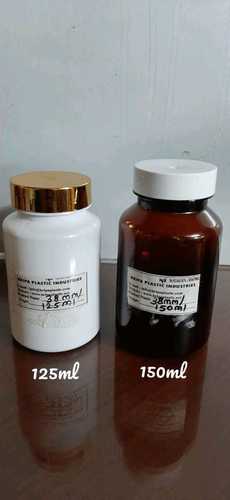 Screw Cap Type Tablet Container - Color: White