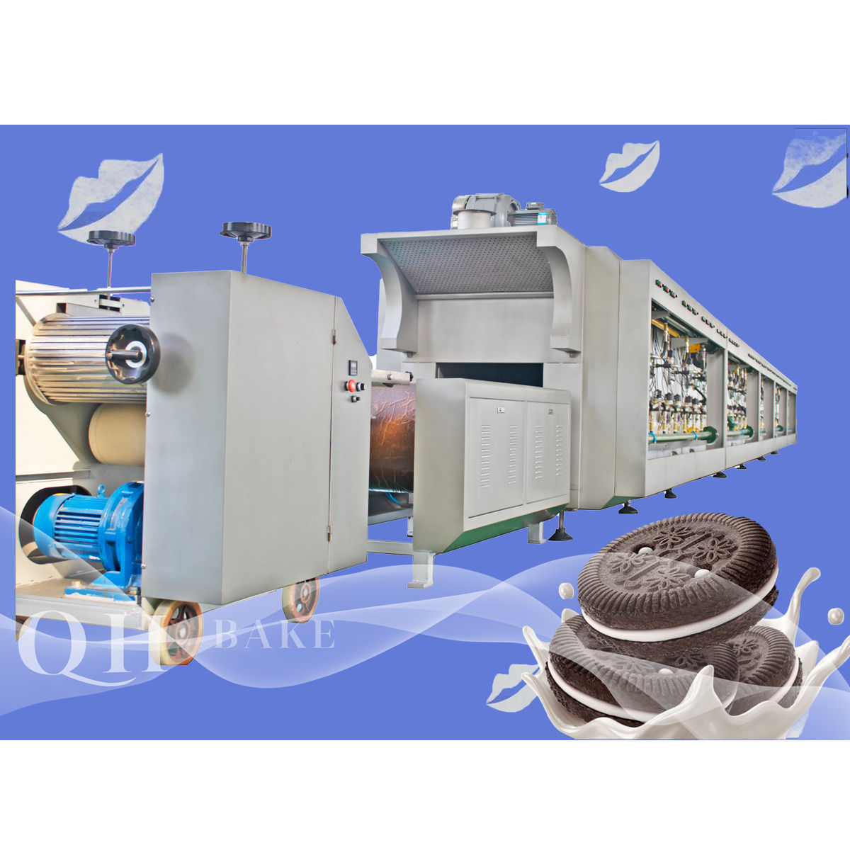 100 kg/h Cookies Biscuit Making Machine