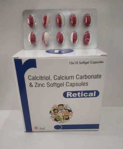 CALCITRIOL CALCIUM CARBONATE AND ZINC SOFTGEL CAPSULES VETERINARY