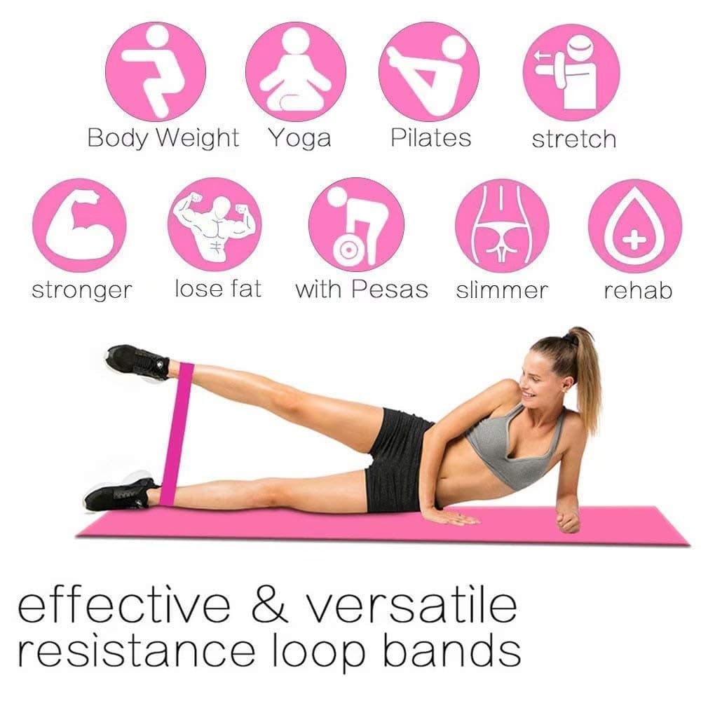 (Set of 5)resistance Loop Bands