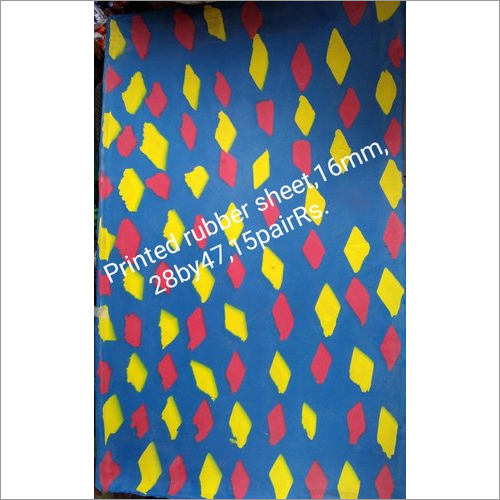 16 Mm Printed Rubber Sole Sheet