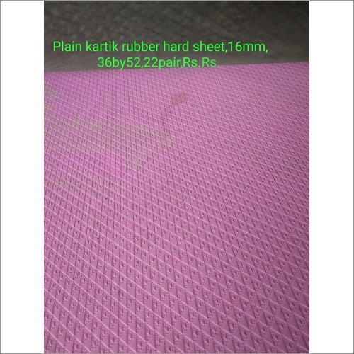 Purple Plain Kartik Hard Rubber Sole Sheet