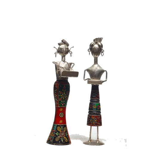 Wood and Metal Dolls