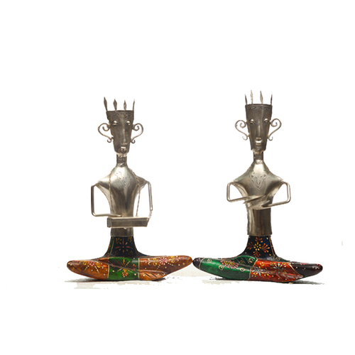 Wood and Metal Dolls