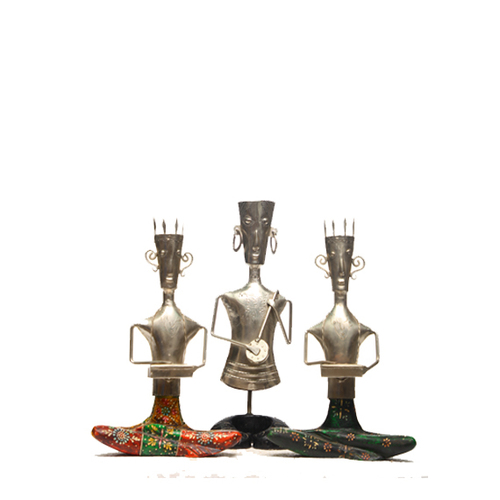 Wood and Metal Dolls