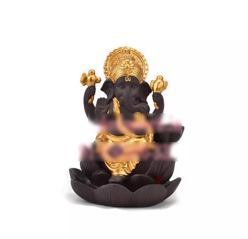 Black Ganesh Marble Statue
