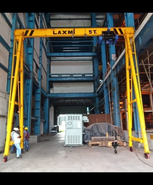 Portable Gantry Crane With Wire Rope Hoist - Application: 