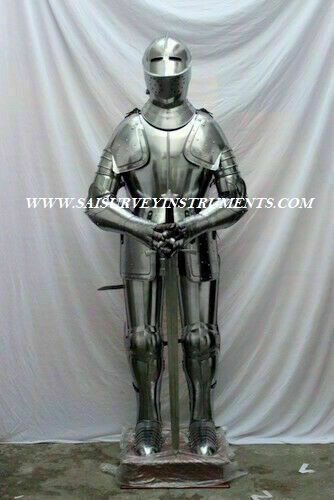 Suit of Armor Medieval Knight Wearable Suit Of Armor Crusader Combat Full Body Armour