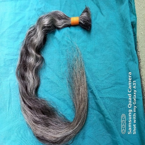 Bulk Grey Raw Indian Hair Bulk