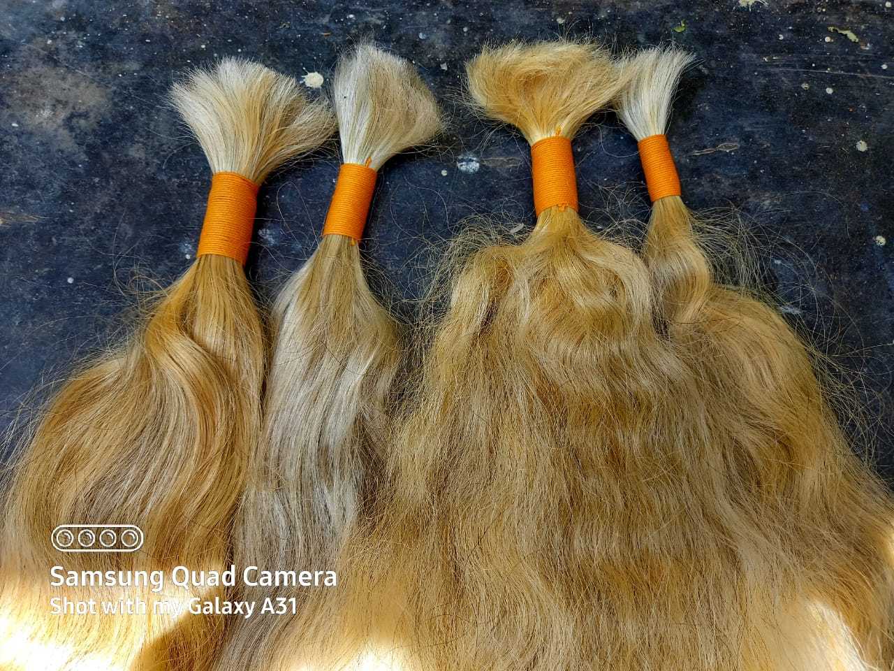 Indian Bulk Gray Remy Human Hairs