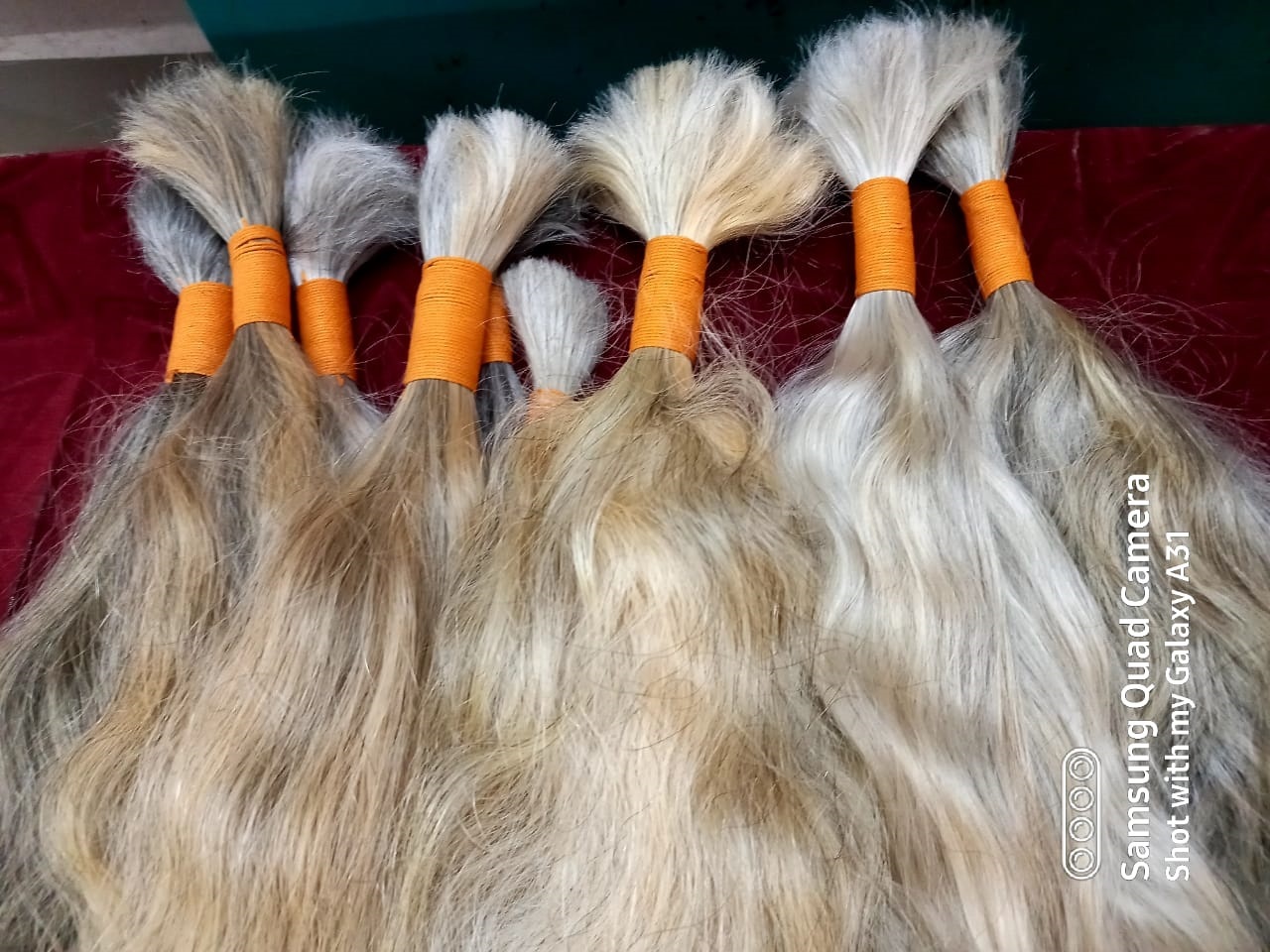Bulk Grey Raw Indian Hair