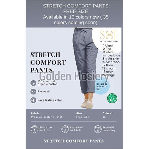 3XL size  Stretchable Pant from Premium brand SHE 3XL size  Sui Dhaga  Fashion Hub