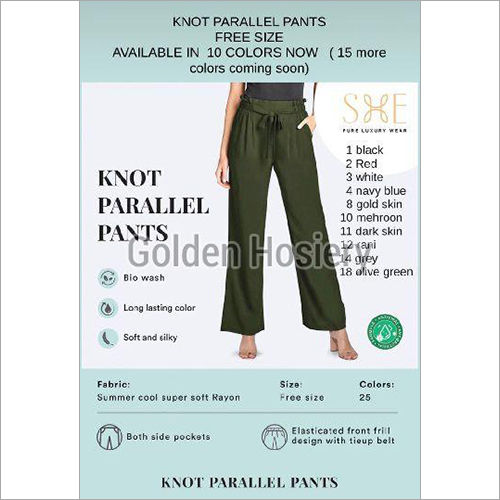 Knot Parallel Pants at Best Price in Halol, Gujarat