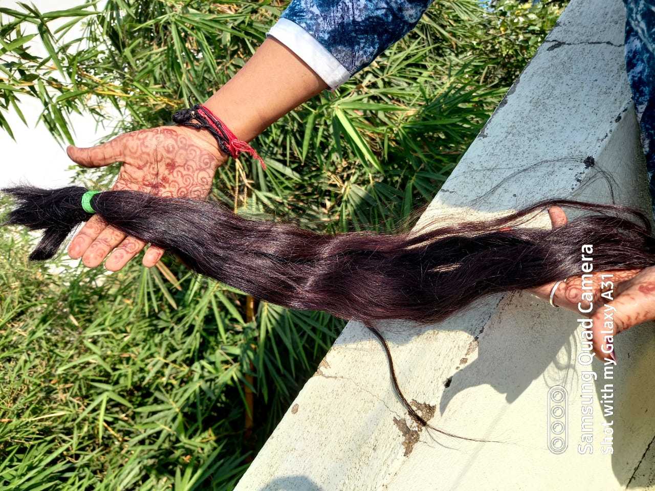 TEMPLE FRESH UNPROCESSED HUMAN VIRGIN INDIAN BULK HUMAN HAIR