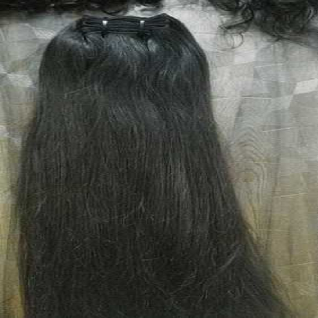 UNPROCESSED INDIAN SILKY STRAIGHT VIRGIN HUMAN HAIR EXTENSIONS