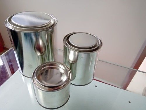 Plain tin clearance containers