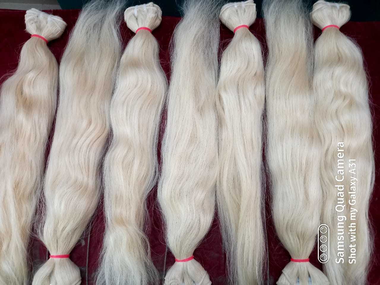 Bulk Blonde Human Hair