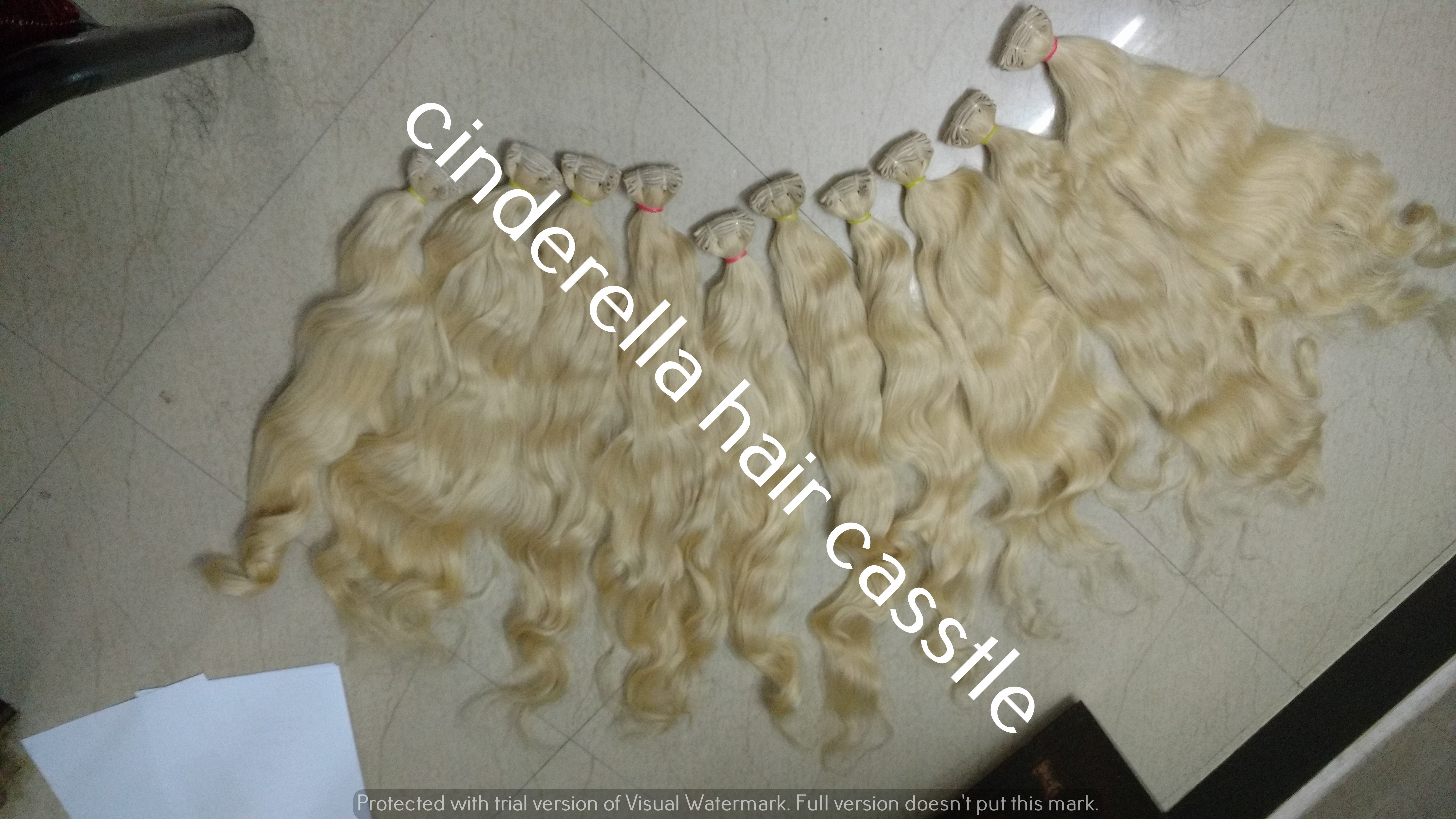 Bulk Blonde Human Hair