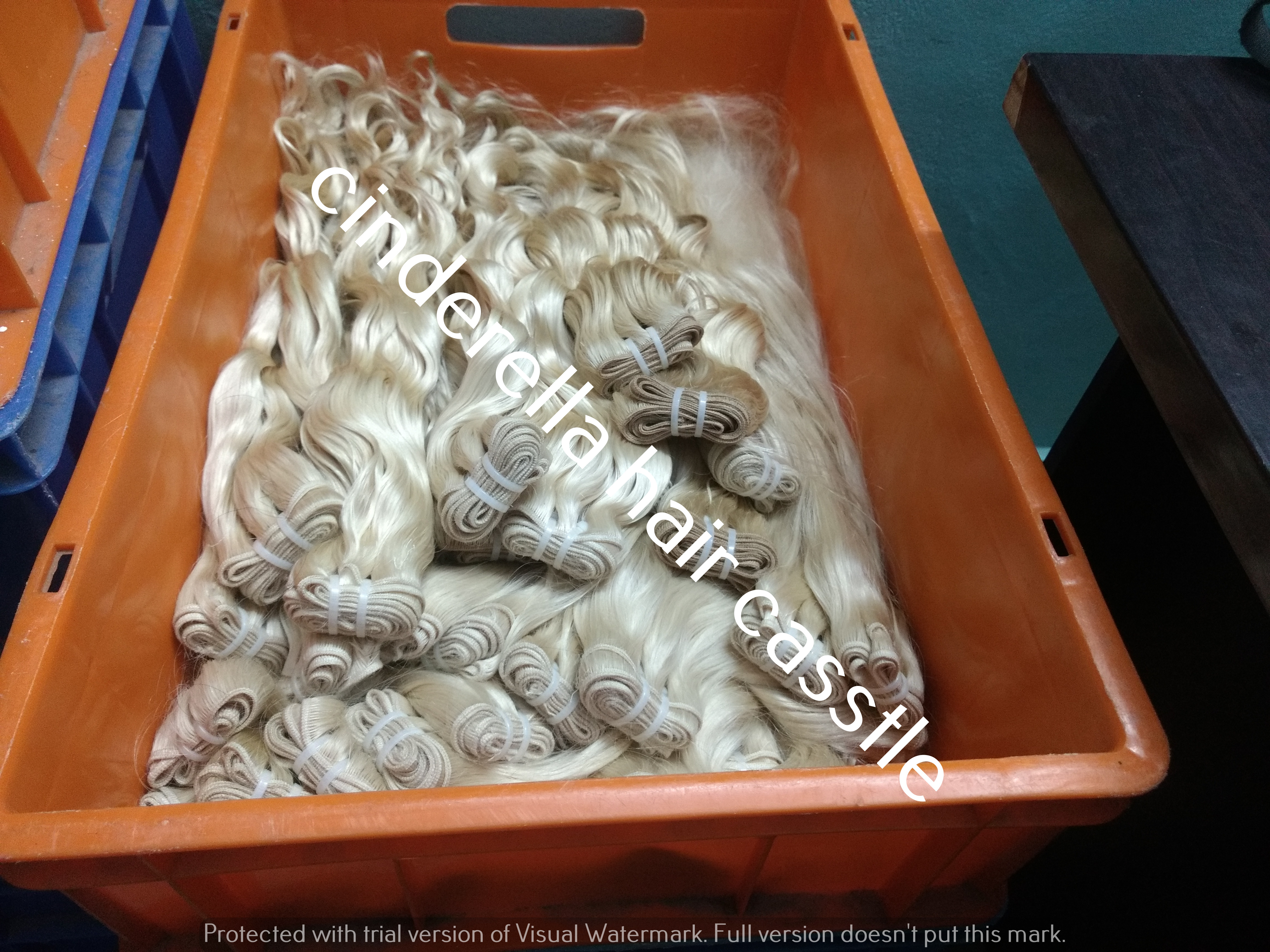 Bulk Blonde Human Hair