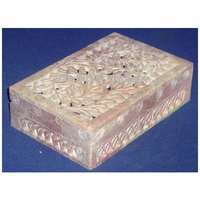 Natural Stone Carving Jewelry Box For Eid , Birthday Gifts